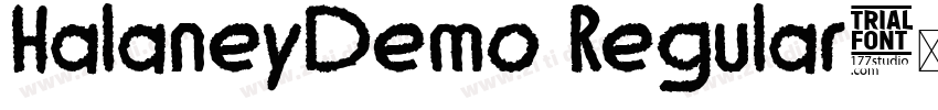 HalaneyDemo Regular字体转换